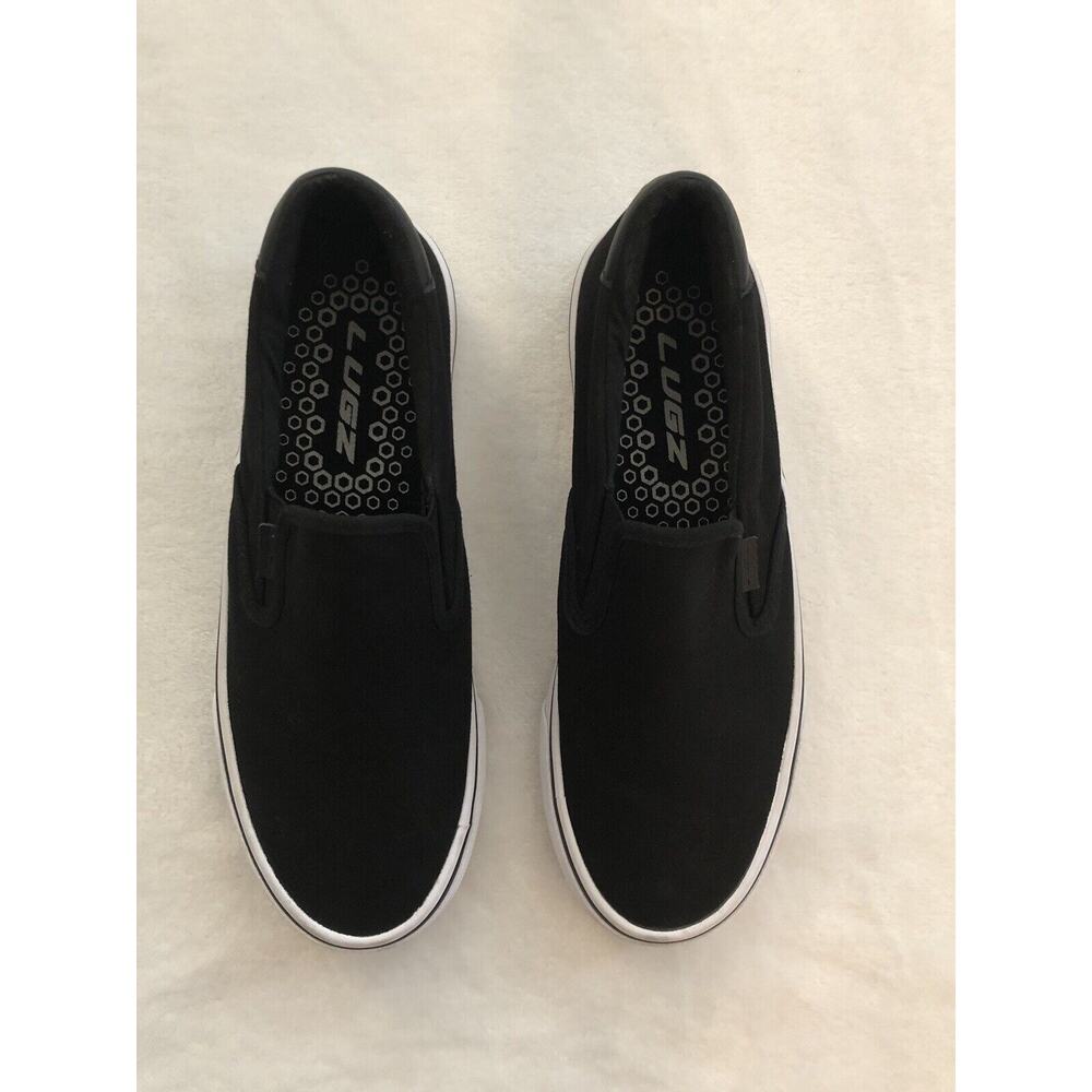 Lugz Womens Shoes Size 9‎ Bandit Slip On Black Walking Minimal Classic Y2K
